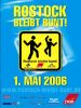 Großes Poster Rostock Ticket