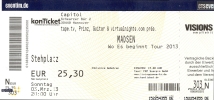 Großes Ticket Hannover Ticket