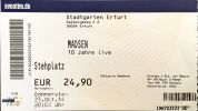 Großes Ticket Erfurt Ticket